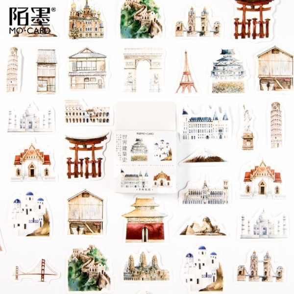 Stickers history of world architecture