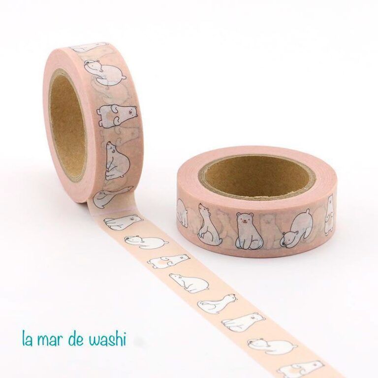 Washi tape osos polares