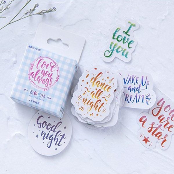 Stickers colorful mood