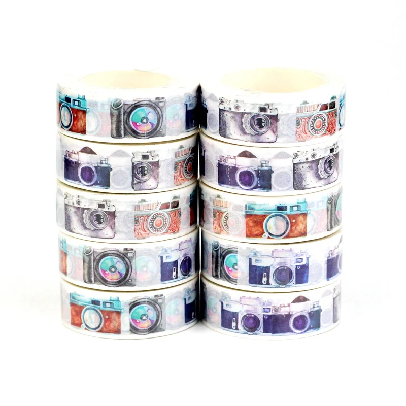 Washi Tapes Cámaras en colores