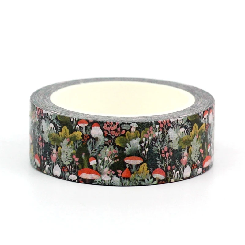 washi tape setas bosque