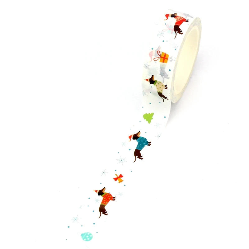 Washi Tape Salchichas Navideñas
