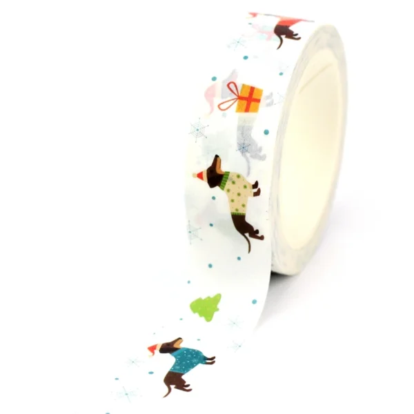 Washi Tape Salchichas Navideñas