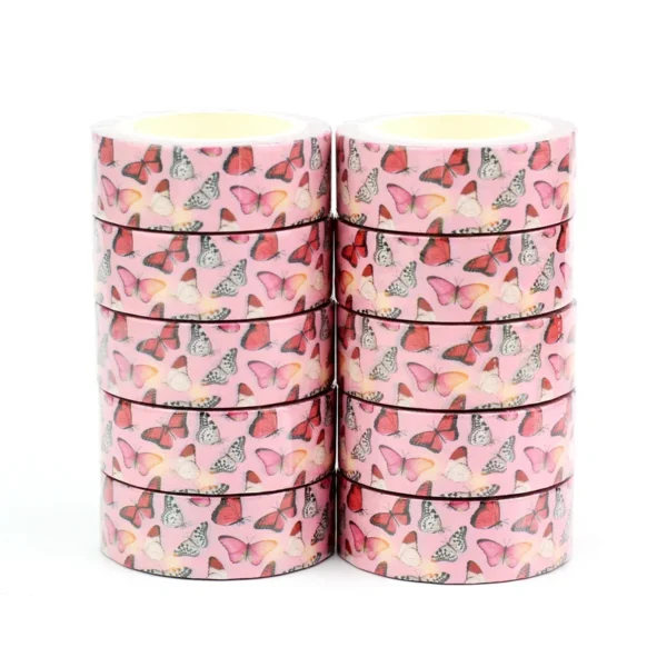 Washi Tapes butterfly pink