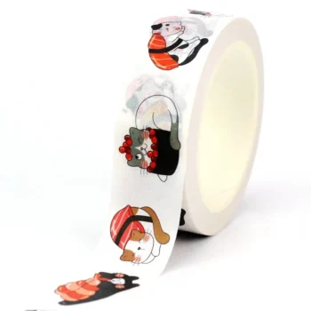Washi Tape Neko Sushi