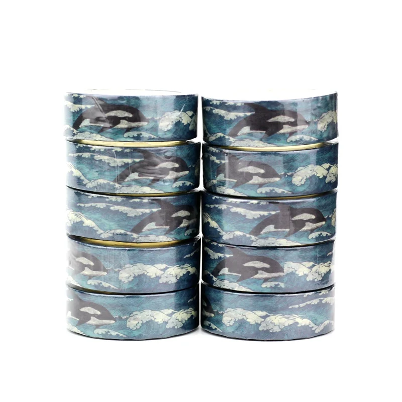 Washi Tape "Océano en Tormenta"